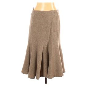 RALPH LAUREN BLACK LABEL Wool Midi Skirt
